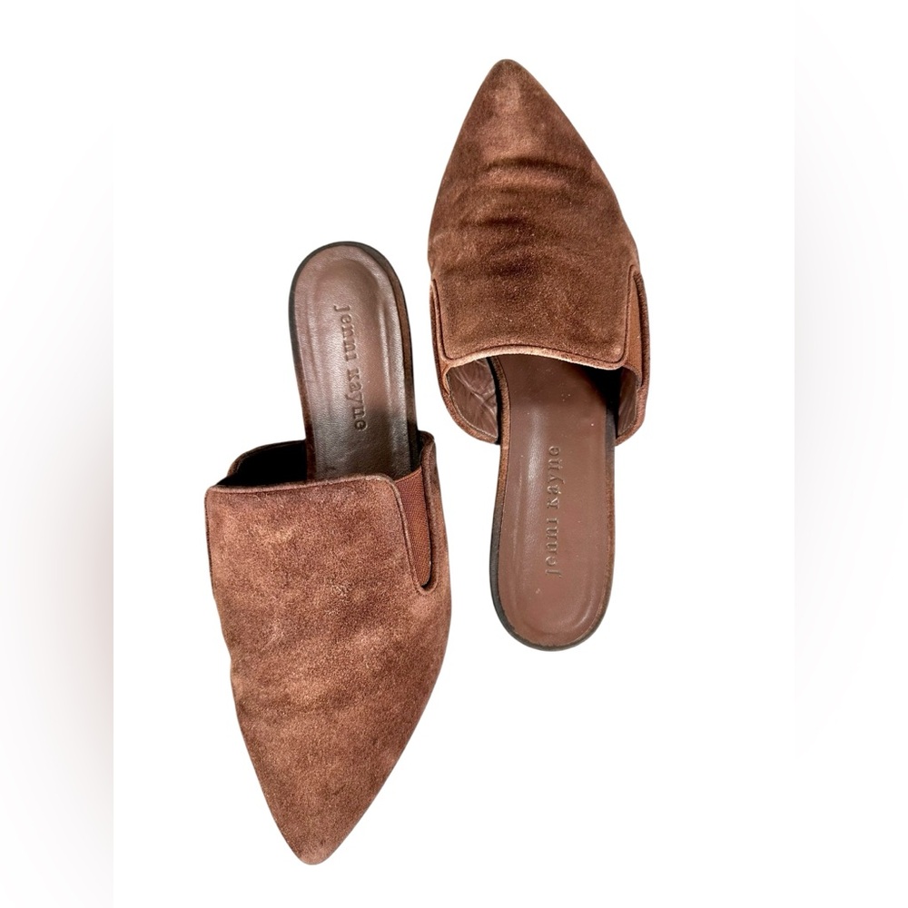 Jenni Kayne Rich Brown Suede Mules US size 8 - Picture 8 of 15